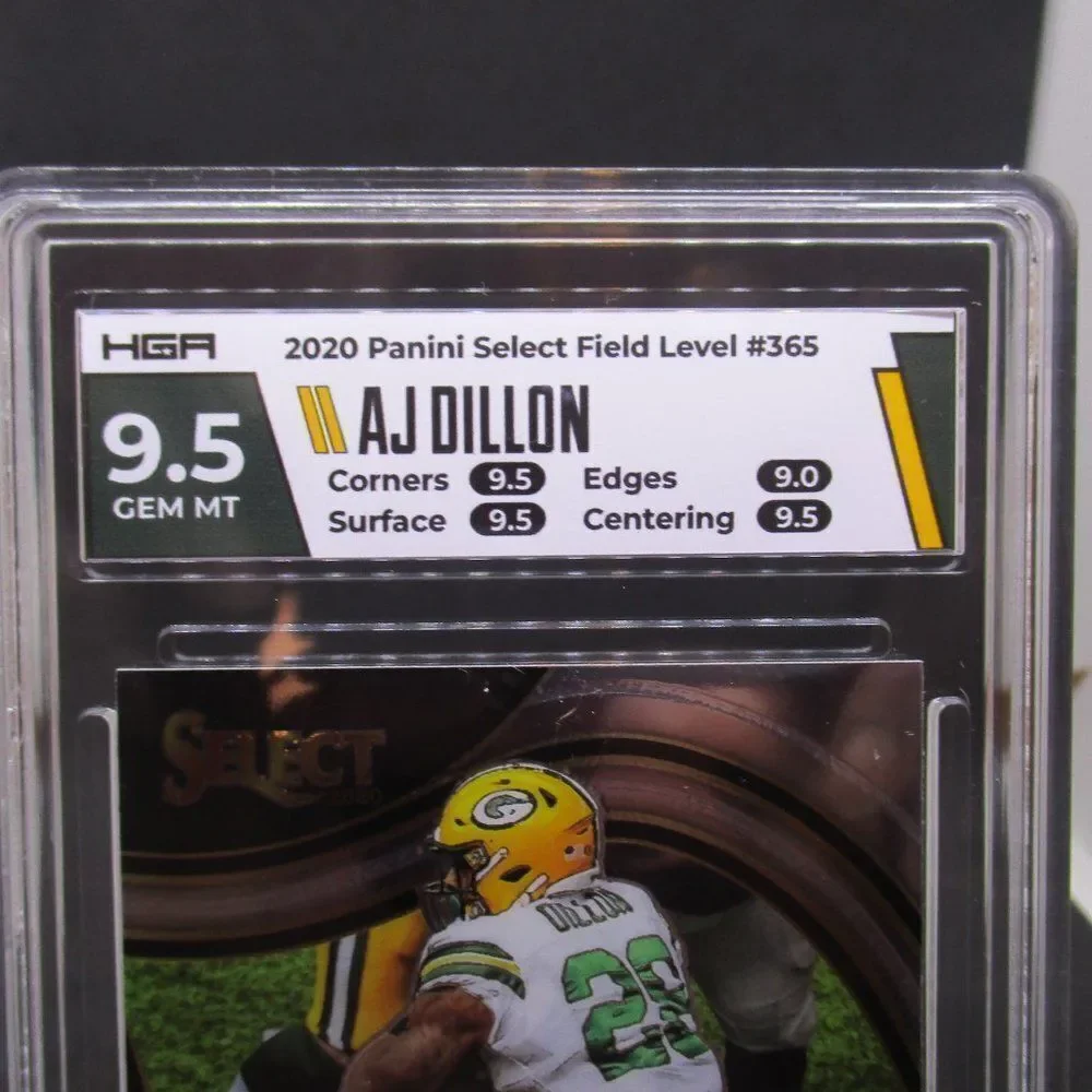 2020 AJ Dillon Select Rookie Field Level RC HGA 10 #365